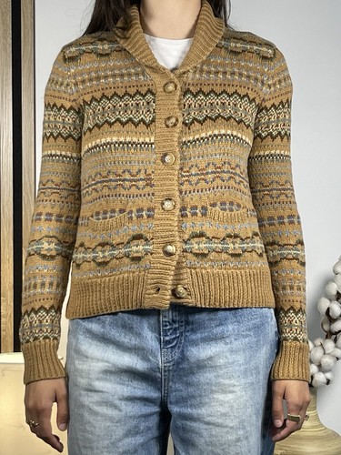 Fair isle strickjacke - fair,