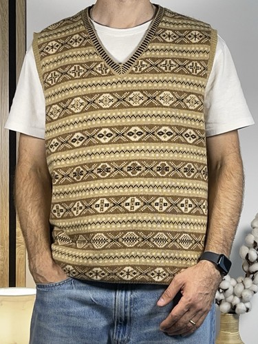 Fair isle tanktop pullover - tanktop,