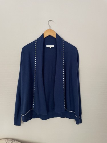 Sandro strickjacke blau wolle - blau,